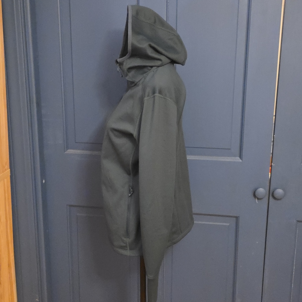 NWOT Stoic Forest Green Full Zip Fleece Hoodie Tag Sz Large - Picture 4 of 9